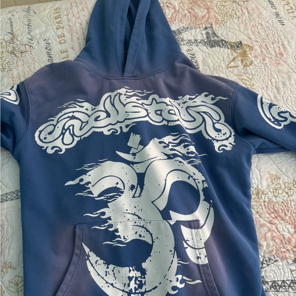 Blue hellstar Hoodie
